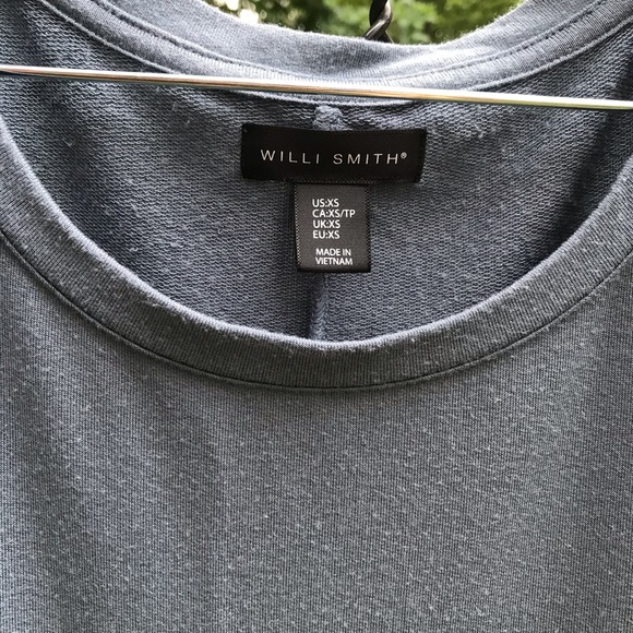 Willi Smith Blue-Gray Long-Sleeved Shirt - Picture 3 of 3